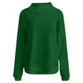 thumbnail image 5 of Fiaer Women Pullover Sweatshirts Oversized Long Sleeve Crew Neck Baggy Solid Color Casual Trendy Pocket Tops for Daily Green M, 5 of 5