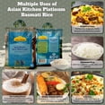 thumbnail image 2 of Asian Kitchen Platinum White Basmati Rice Extra Long Aged 20lbs (9.08kg) ~ All Natural | Gluten Friendly | Vegan | Indian Origin | Export Quality, 2 of 10