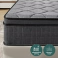 thumbnail image 5 of 12 Inch QUEEN Hybrid Mattress - Medium Firm, Memory Foam & Pocketed Coils for Motion Isolation & Pressure Relief, CertiPUR-US Foam, Fiberglass-Free, Mattress in a Box, 5 of 5