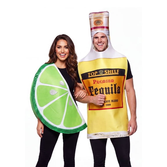 Adult Lime and Top Shelf Tequila Costume Set | Couples Costumes