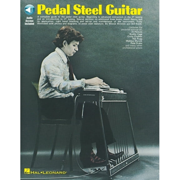 Pedal Steel Guitar Instructional Book with Online Audio Learn E9 and C6 Tuning Beginner to Advanced Techniques, (Paperback)