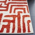 thumbnail image 4 of SAFAVIEH Amsterdam Elvan Geometric Area Rug, Ivory/Terracotta, 5'1" x 5'1" Square, 4 of 12