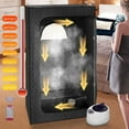 thumbnail image 3 of XIANERS Sauna Box, Portable Steam Sauna, Portable Sauna for Home, Sauna Tent with 2L Steamer, 9 Levels, 66"x 30"x 39", 3 of 7