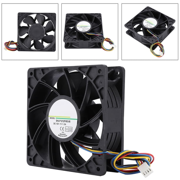 Enfriador, SHLF1212FHE-06 DC12V 1.5A 12CM V Ventilador de refrigeración Enfriador DV Ventilador de refrigeración Rendimiento confiable