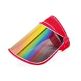 thumbnail image 2 of Summer Sun Visor, UPF 50+ UV Visor, UV Protection Hat Against UV Rays, Windproof Clear Visor, 360° Rotation UV Face Visor, 2 of 8