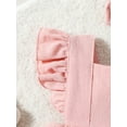 thumbnail image 5 of Bagilaanoe Newborn Baby Girl Rompers Fly Sleeve Bodysuits + Headband 3M 6M 12M 18M Infant Summer One Piece Jumpsuit, 5 of 9