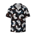 thumbnail image 3 of Goofa Cool Gamepad Printed Men's Casual Short-sleeved Shirt,Lightweight Breathable Button-down,Summer Casual men's top,Versatile Fashion shirt-4X-Large, 3 of 7