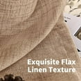 thumbnail image 3 of Natural Linen Curtains Long for Living Room Bedroom Groet Top Light Filtering Privacy Linen Textu Window Semi Sheer Drapes Panels x Natural, 3 of 7