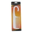 thumbnail image 2 of Detangling Combs Wide Tooth Hairdressing Shower Conditioner Comb Lot of 3 White, 2 of 4