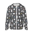 thumbnail image 2 of Lsque Lovely Penguin UPF 50+ Lightweight Sun Protection Men's Women's Long Sleeve Shirt, Hoodie Performance -3X-Large, 2 of 9