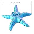 thumbnail image 2 of 3D Printed Starfish Model,Flexible Animals Toy Statue,Movable Joints,Home Office Decor,Interesting Toys for Autism/ADHD,Festival Gifts toco,Fidget Toys, Executive Desk Animals Toy, 2 of 6