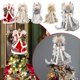 thumbnail image 3 of Ruifaya 1x Estrella en la parte superior del árbol Decoración para la parte superior del árbol de Navidad Adornos navideños Árbol, 3 of 6