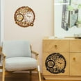thumbnail image 5 of Gear Circle Painting Stencil 11.8x11.8 inch Reusable Cyborgpunk Clock Pattern Drawing Template DIY Vintage Clock Decoration Stencil for Painting on Wood Wall Fabric Paper Furniture 1 pc, 5 of 7