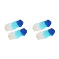 thumbnail image 2 of Sonducket 1Pair Belly Dancing Silk Fans Veils 180x90cm Long Folding Fan Blanco+Azul 2piezas, 2 of 4