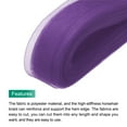 thumbnail image 4 of Uxcell 50 Yards Stiff Horsehair Braid 0.98 inch Wide Polyester Boning Sewing Wedding Dress Dance Purple, 4 of 6