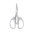 thumbnail image 2 of Aufmer 3 Pcs Transparent Handle Stainless Steel Scissors, 3-Size Craft Scissors (4.92in/5.51in/6.3in), Safe Blunt Tip for Paper Cutting, Office & Art Use, 2 of 6