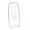 thumbnail image 4 of WLPZXP Glass Flower Vase Plants Container with Stand Gold Tall, 4 of 8