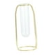 thumbnail image 4 of Florero De De Cristal Colgante Florero De Flores Del Envase Del Terrario Soporte Del Hierro Oro alto, 4 of 8