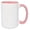 Pink, variant on Ceramic 15oz Sublimation Coffee Mug, 6 Assorted Colors Option #1, Case of 12