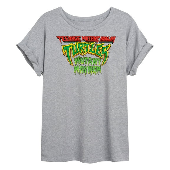 Teenage Mutant Ninja Turtles: Mutant Mayhem - Movie Logo - Juniors Ideal Flowy Muscle T-Shirt