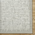 thumbnail image 7 of Hauteloom Uhuti Wool Living Room, Bedroom Area Rug - Traditional, Transitional - Light Silver, Sterling Gray, Silver Gray - 2' x 3', 7 of 7