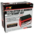 thumbnail image 3 of Performance Tool W5422 36-Piece Steel Letter/Number Stamping Set for Identification, Includes 26 Letters A-Z, 9 Numbers 0-8, and Storage Box, 3 of 3