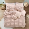 thumbnail image 3 of Posh Living Kynnedi 7pc King/California King Duvet Set Blush, 3 of 8