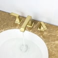 thumbnail image 6 of Dyconn Faucet WS3H39A-BR Lynn Double-Handle 3 Hole Widespread Bathroom Faucet, Brass, 6 of 7