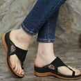 thumbnail image 5 of Embroidery Orthopedic Comfy Flip Flop Sandals For Women 3-arch Support Reduces Pain, 5 of 5