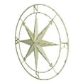 thumbnail image 2 of Zeckos Off-White Metal Nautical Compass Rose Wall Sculpture 39.5 inch, 2 of 8