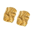 thumbnail image 3 of Aretes Geométricos, Aretes de Oro, Aretes de , Aretes únicos, Aretes de Mujer para Vacaciones, Fiesta de Graduación, Regalo de Compromiso, 3 of 9