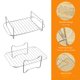 thumbnail image 4 of Parrilla de acero inoxidable de doble capa 201, rejilla para cocinar al vapor, accesorios para ollas dobles, accesorios multifuncionales para freidoras de aire, 4 of 5