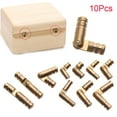 thumbnail image 6 of 10Pcs Folded Useful Invisible Connector Pure Copper Soft Close Wine Wooden Case Hinges Furniture Hardware Barrel Hinge Jewelry Box Supplies 5MMX20MM, 6 of 8