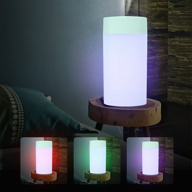 Humidificador de Torre Usb para Hogar, Dormitorio, Oficina o Coche. Medidor de Hidratación con Luz Ambiental y Color.