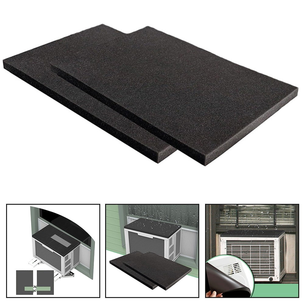 High Density Foam AC Drip Cover with Magnetic Back for Window Air Conditioners