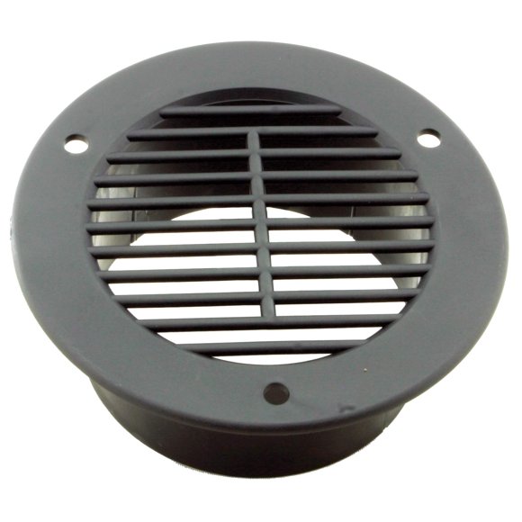 Kaper II L12-0018 Noir Convient aux Évents de Remorque à Trous de 3 Pouces, 1 Paquet