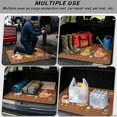 thumbnail image 3 of DISNIMO Trunk Mat for SUV Cute Rooster Flower Printed Heavy Duty Non-Slip Washable Dog Trunk Liner Cargo Protector Fits for Most Cars Models Easy to Clean Auto Interior Accessories, 3 of 7
