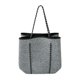 thumbnail image 1 of Bolsa de neopreno para mujer con bolsa interior, multiusos, ligera, impermeable, para piscina. Gris claro, 1 of 9
