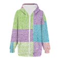 thumbnail image 4 of NMMUED Graphic Sweatshirts for Women, Womens Hoodies Zip Up, Cute Hoodies, Hooded Sweatshirt Women, Fall Outfits for Women, Purple L, 4 of 6
