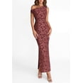 thumbnail image 4 of PRETTYGARDEN Womens Floral One Shoulder Maxi Dress Summer Spring Bodycon Ruched Side Slit Elegant Cocktail Party Dresses, 4 of 10