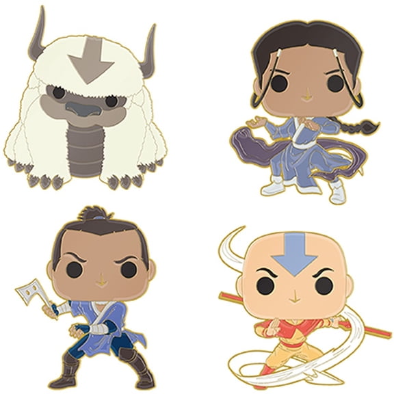 Avatar: The Last Airbender Funko Pop! Pin 4-Pack