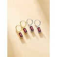 thumbnail image 3 of Bestyle 14K Gold Plated Dangle Eearrings for Women 10mm Small Huggie Hoop Earrings January Birthstone Jewelry Gifts for Anniversary Christmas, 3 of 5