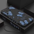 thumbnail image 1 of Funda de teléfono de mariposa para Samsung Galaxy A53 A73 A52 A52S A72 A33 A13 A32 A23 A22 5G, funda trasera líquida con cordón Fivean unisex, 1 of 2