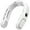 White, variant on Necks Air Conditioning Miniature Rechargeable Digital Display Bladeless Electric Fan Wearable Cooling Device