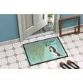 thumbnail image 2 of Carolines Treasures BB7622MAT Tapis Intérieur Ou Extérieur Welcome Friends Brun Springer Spaniel, 18 x 27 Po., 2 of 4