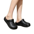 thumbnail image 7 of Summer Breathable Unisex Clogs with Arch Support, Lightweight Garden Beach Shoes for Women and Men(Black,7.5), 7 of 7