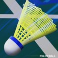 thumbnail image 3 of Volantes De Nailon De 12 Uds., Pelotas De Bádminton De Alta Velocidad Con Gran Estabilidad Y Durabilidad, Pájaros De Bádminton Para Entrenamiento En Interiores Y Exteriores Vogacara OD014661-01, 3 of 6