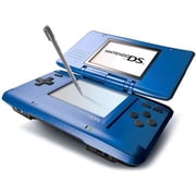 Restored Nintendo DS Original Handheld Console Electric Blue Dual Screen Gaming System with Touchscreen, Wireless Multiplayer & GBA Compatibility