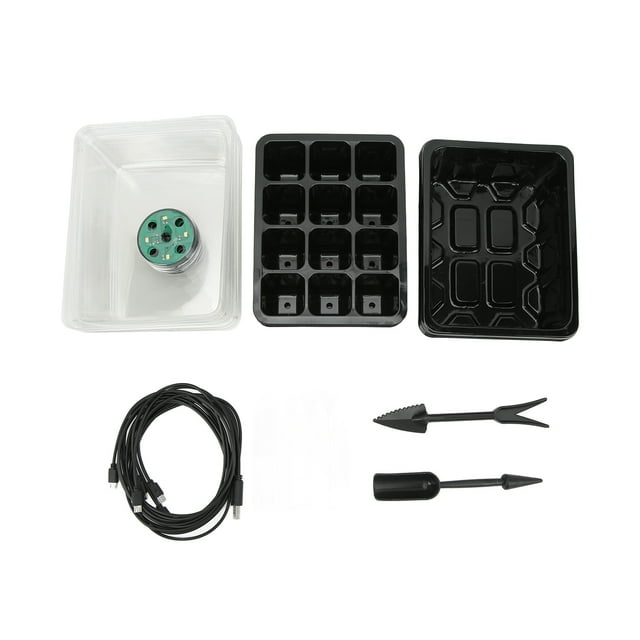 Plant Starter Kit,5 Pcs Seed Starter Seed Germination Kit Seedling Tray Convenient Use