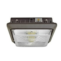 GREENLIGHTDEPOT LED Canopy Light - Outdoor Parking Garage Light - PG02 - (UL DLC Listed) (CCT Tunable - 3000/4000/5000K, 55W (Brown))